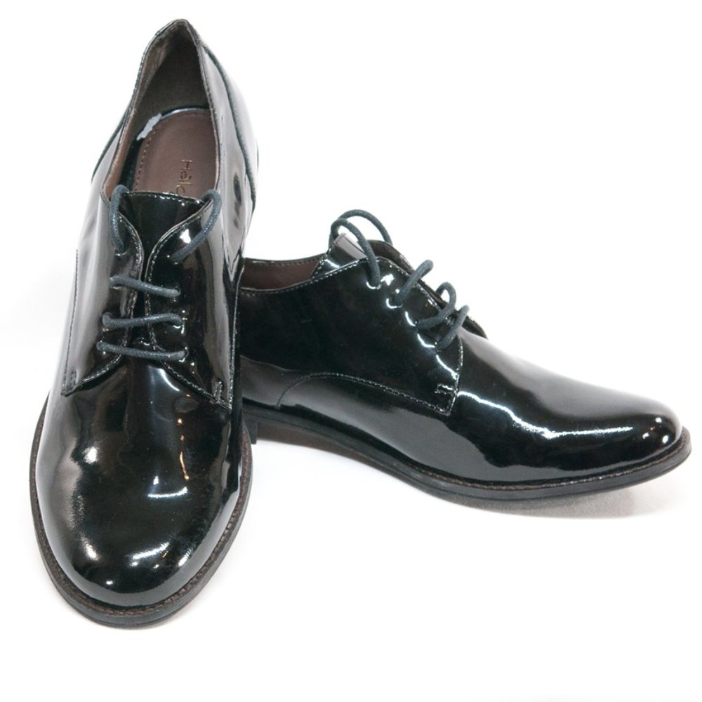 New! Halogen Womens black patent shoes 8.5
